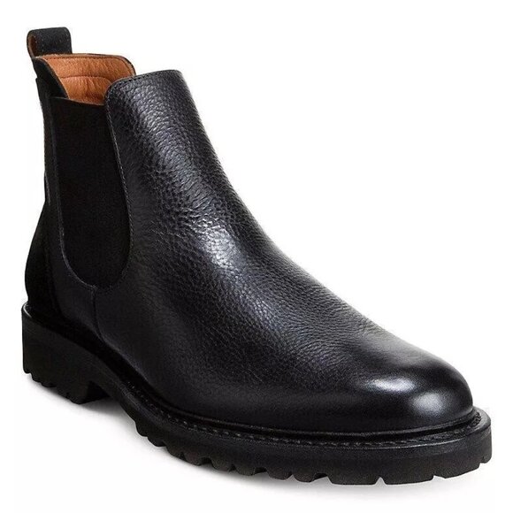 New! Allen Edmonds Discovery Leather Chelsea Boots Black Sz 12 D 4939 DD363A main image 4